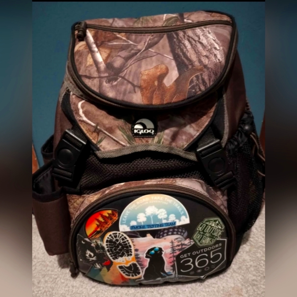 Igloo Brown Camouflage Backpack Cooler